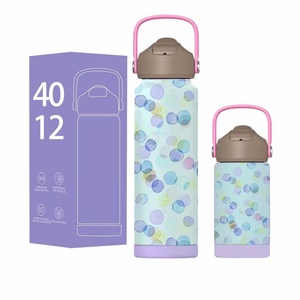 Botella de Agua de Viaje Aislada de Acero Inoxidable de Doble Pared con Logotipo Personalizado, Frasco de Vacío de Boca Ancha para Deportes al Aire Libre - Product Image 6