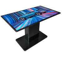 Promoción de fábrica, pantalla táctil impermeable interactiva inteligente, Pantallas múltiples, mesa táctil capacitiva utilizada para cafetería