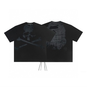 <span class=keywords><strong>เสื้อ</strong></span>ยืดแขนสั้นลำลองผ้ายีนส์โอเวอร์ไซส์2026ss โลโก้เสื้อยืดผ้าฝ้ายใส่ได้ทั้งผู้ชายและผู้หญิง - Product Image 4