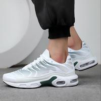 Chaussures de sport pour hommes, style sportif, pour la marche, avec empeigne en mesh, semelle intermédiaire en EVA, amorti, semelle extérieure en caoutchouc antidérapante, à enfiler, pour l'automne et toutes les saisons