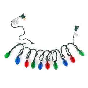 Hot Sale 100 LED Green Wire Fairy Christmas Tree String Lights Xmas Decorations For Bedroom Party Yard Tree Holiday Lighting