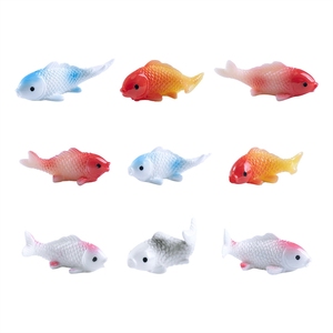 Micro-paesaggio realistico <span class=keywords><strong>con</strong></span> piccoli <span class=keywords><strong>pesci</strong></span> koi, grazioso acquario, accessori decorativi fai-da-te da appendere, ecologico per bottiglie - Product Image 1