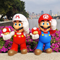 Esculturas de Prototipos Rápidos de Personajes de Dibujos Animados, Figuras Impresas en 3D de Resina de Fibra de Vidrio Personalizadas y Grandes