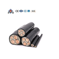 Kabel Daya Berlapis Baja Shenguan 5 Inti 600V Kabel Daya Inti Tembaga dan kabel tembaga