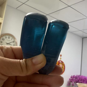 Piedra Preciosa Sintética sin Cortar 120 #   Espinela azul en bruto para la fabricación de piedras preciosas sueltas - Product Image 4