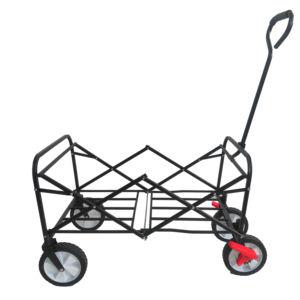 Chariot de camping pliable avec plateau de table, chariot de plage, de jardin, à quatre roues, chariot de courses, en <span class=keywords><strong>stock</strong></span> aux États-Unis - Product Image 4