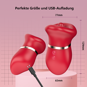 Vibratore 4 in 1 con Controllo App, Giocattolo per Donne, Stimolazione Clitoridea, Lingua, Cunnilingus, Succhiamento Capezzoli, Leccata Anale - Product Image 5