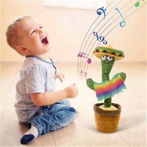 Cactus de baile que puede cantar, registro de baile, aprendizaje de palabras, brillo y giro, juguete de cactus encantador, gran oferta - Product Image 2