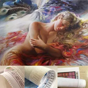 Pintura de diamante feminina nude, atacado de fábrica, pintura de diamante 3d, pintura bordada com diamante em tela.