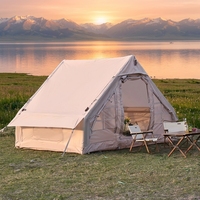 Nouvelle tente de camping automatique avec tissu Oxford, design à une couche, tente de camping gonflable pour l'hiver