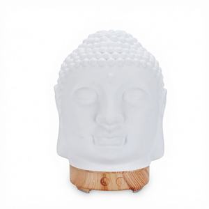 Difusor de aroma de cerámica con cabeza de Buda, humidificador para el hogar, oficina, dormitorio, capacidad del tanque de agua inferior a 0,5 l - Product Image 1