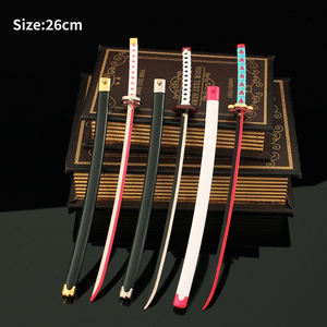 <span class=keywords><strong>Mini</strong></span> épées de tueur de démons <span class=keywords><strong>Katana</strong></span> de 26cm, jouet sabre japonais Anime Roronoa, petits cadeaux pour enfants - Product Image 5