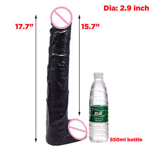 Dildo <span class=keywords><strong>géant</strong></span> massif de 17,7 pouces de large, 15,7 pouces de long, taille légendaire king size, réaliste, extra large, colosse, pour l'anus - Product Image 2