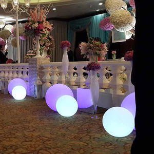 Boule de piscine à LED lumineuses Sphères flottantes étanches Tubes en plastique de grand diamètre pour boîtes de nuit - Product Image 3