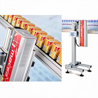 Codeur de date laser Codeur automatique à jet d'encre TIJ Imprimante laser CO2 par lots Machine d'impression de code de date d'expiration pour bouteilles de boissons alimentaires