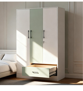 Armoire facile à assembler pour dortoir, appartement locatif, maison, rangement simple, placard multifonctionnel, armoire à vêtements suspendue - Product Image 2