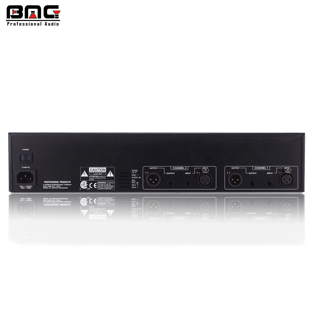 Top品質1:1 dbx 231 Dual 31-Band Graphic EQ Graphic Equalizer