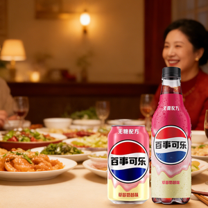โคล่าโซดาสูตรน้ำตาลน้อย รสสตรอว์เบอร์รีมิลค์เชค ใหม่ล่าสุด ขนาด 330 มล. - Product Image 4