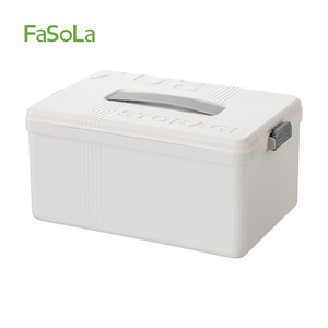 FaSoLa Medicine Box Large Capacity Layered Storage Home Medical Supplies Organizer Portable Pill Case - Product Image 3