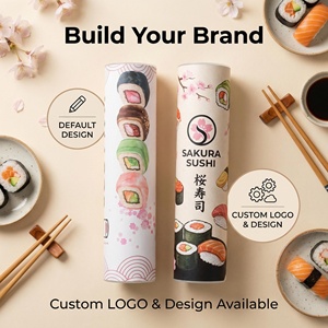 Eco-Friendly Customizable Push-Up Sushi Tube Custom Sushi Packaging Box Wholesale Low MOQ - Product Image 4