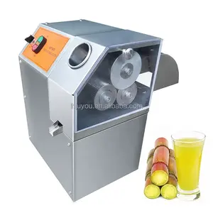 Factory Commercial 400W Battery Big Capacity Sugarcane Juice Sugar Cane Juicer Making Machine Machinery For Sugar Cane Juice