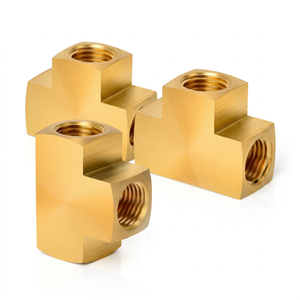 Raccord de tuyauterie en laiton, barre en T AOL-024(SAE) # 130438) - Product Image 5