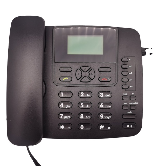 GW3600B 2G/3G/4G Mobile and Landline Phones with Large Buttons, FM Function, and High-definition Hands-free Volume.
