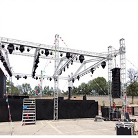 Structure en aluminium durable |   Structure de support d'éclairage de scène portable pour festival, spectacle en direct, installation de scène de fête
