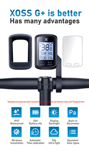 XOSS G+ GPS Bike <strong>Computer</strong> <strong>Wireless</strong> <strong>Cycling</strong> Speedometer Multifunctional ANT+ Bicycle Odometer with Auto Backlight IPX7 - Product Image 4