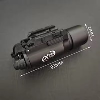 X300U-B taktis logam X300U senter berburu LED lampu putih strobo X300U-B berburu senjata Pramuka lampu Fit 20mm rel E0100