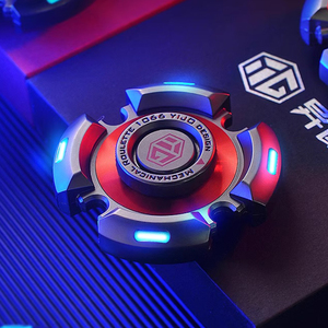 Fidget <span class=keywords><strong>Spinner</strong></span> Kim Loại Sáng Bóng, Con Quay Ngón Tay Phát Sáng, Đồ Chơi Giảm Stress EDC, Quà Tặng Con Quay Cho Người Lớn, Đồ Chơi Quay Trên Bàn - Product Image 6