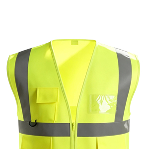 Gilet réfléchissant personnalisé, élastique, confortable, à séchage rapide, pour la sécurité, la patrouille, la topographie, l'ingénierie - Product Image 2