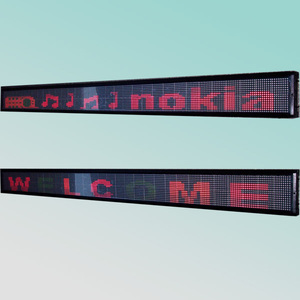 CE ROHS <span class=keywords><strong>p7.62mm</strong></span> 16x256pixel trong nhà màu đỏ xanh lá cây đôi màu tin nhắn di chuyển màn hình dấu hiệu <span class=keywords><strong>LED</strong></span> - Product Image 2