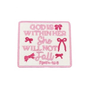 Howdy Bolt Cowgirl Sergé Tissu Glitter Clam Give Faith Pray Trust Jesus Trucker Hat Broderie Social Club Iron Main Patch - Product Image 3