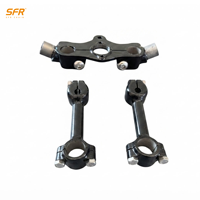 Colliers de potence et rehausseurs de guidon CNC SFR pour motos Harley style Knucklehead, modèles personnalisés 1936-1947