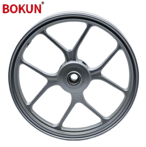 Nuevas <span class=keywords><strong>Llantas</strong></span> de Aleación de Aluminio Forjado para Motocicleta, Serie Y, <span class=keywords><strong>Grandes</strong></span>, de 1.85/2.15x14 Pulgadas, Ocho Radios, Color Plata-Blanco - Product Image 5