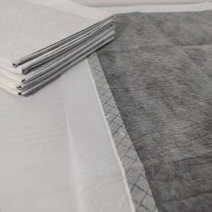 แผ่นรองซับฉี่สัตว์เลี้ยง OEM Super Absorbent Eco Friendly ขนาด S M L XL ผลิตจากคาร์บอน ขนาด 60*90 ซม. แผ่นฝึกขับถ่ายสำหรับ<span class=keywords><strong>ลูก</strong></span>สุนัข 6 ชั้น แบบใช้แล้วทิ้ง สำหรับสุนัข - Product Image 3