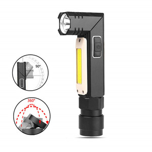 Lampe de travail COB rechargeable par USB à rotation de 90 degrés, lampe d'inspection magnétique portable avec rotation à 360 degrés - Product Image 5