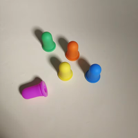 Bouchon compte-gouttes en silicone NBR de 18 mm de haute qualité pour flacon d'huile essentielle, avec compte-gouttes coloré et emballage inclus – Vente chaude