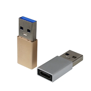 Custodia in alluminio USB 3.1 Type-C femmina A USB 3.0 A adattatore <span class=keywords><strong>convertitore</strong></span> dati OTG maschio per Smartphone Laptop - Product Image 2
