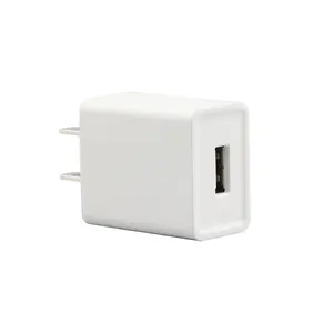 CE FCC RoHS KC pengisi daya USB 5v 2a, adaptor pengisi daya ponsel USB 5watt 10W 5Volt 500ma 1a 1,2a disetujui