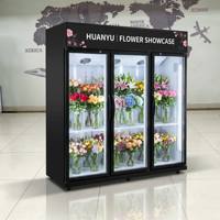 Réfrigérateur de rangement floral, finition blanche minimaliste, format compact, solution gain de place pour maison, balcon, jardin