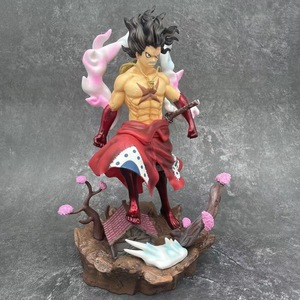Figurine d'action <span class=keywords><strong>Luffy</strong></span> style Wano Country, forme des Quatre Serpents, statue de collection en PVC pour revendeurs transfrontaliers et commandes en gros - Product Image 4