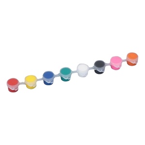 3ml Pigment acrylique 6 couleurs pour enfants 12 couleurs <span class=keywords><strong>Pure</strong></span> Coverage Strong for All Sortes of DIY Toys Graffiti Play <span class=keywords><strong>Imagination</strong></span> - Product Image 1
