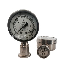 Manómetro Sanitario de Diafragma de Acero Inoxidable Ashcroft 1032, 6 Bar Psi, Conexión Radial/Axial - Product Image 1