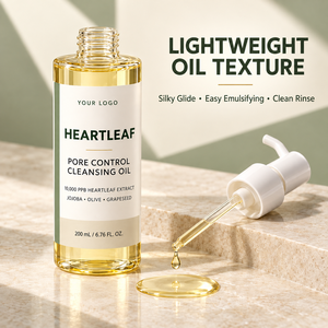 Huile Nettoyante Heartleaf pour le Contrôle des Pores et le Soin du Sébum, Démaquillant Doux et Hydratation Quotidienne, Convient à Tous les Types de Peau - Product Image 4