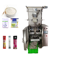Machine de remplissage et d'emballage multifonctionnelle automatique VFFS de 1 kg pour poudre alimentaire, amidon, café, thé au lait, poivre noir avec PLC