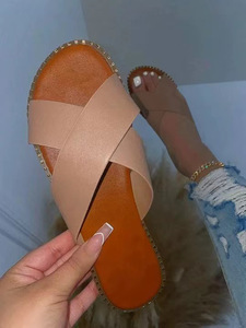 Sandalias Planas Cruzadas de Verano para Mujer, Venta al Por Mayor de Fábrica - Product Image 4