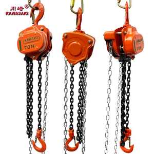 Palans à chaîne manuels 1 tonne, bloc de levage à commande manuelle, chaîne de levage G80, certifié CE GS pour la construction, l'entrepôt, le chargement de véhicules - Product Image 2