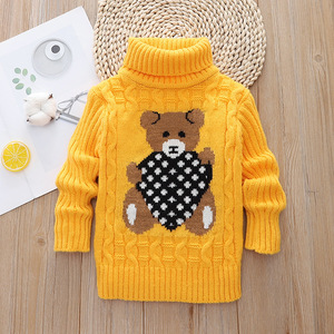 <span class=keywords><strong>Pull</strong></span> en tricot personnalisé pour enfants, <span class=keywords><strong>pull</strong></span> d'hiver pour tout-petits garçons et filles, en acrylique, à manches longues, épais, vêtements pour enfants - Product Image 4